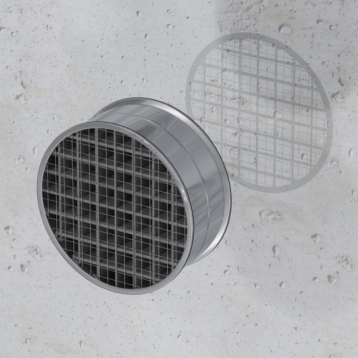 INTU FR GRILLE - Brandwerend rooster rond