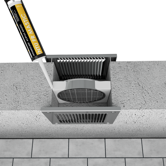 INTU FR GRILLE - Brandwerend rooster rond